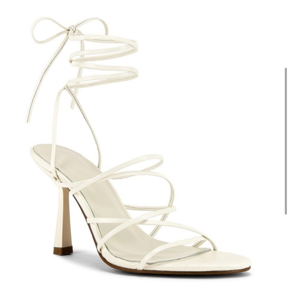 REVOLVE LPA Basile Heel in Bone White 🤍
